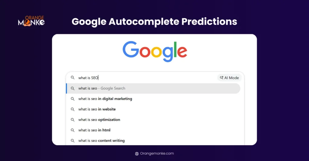 Understanding Google Search Predictions