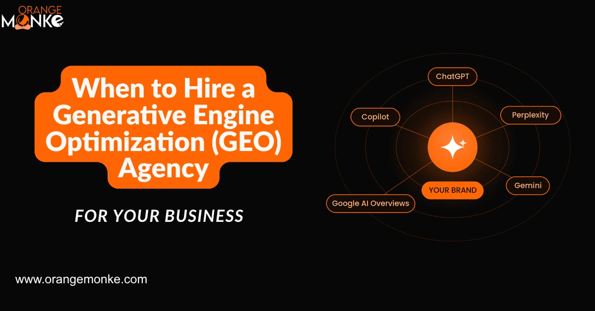 When to Hire a Generative Engine Optimization (GEO) Agency 1 When to Hire a Generative Engine Optimization (GEO) Agency