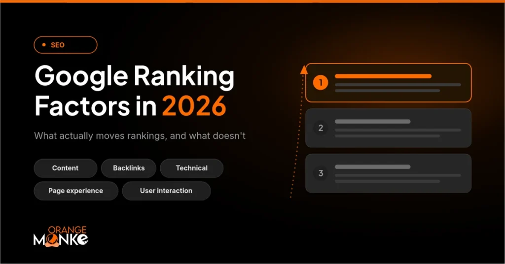Google Ranking Factors in 2026: What Actually Moves Rankings (and What Doesn’t)